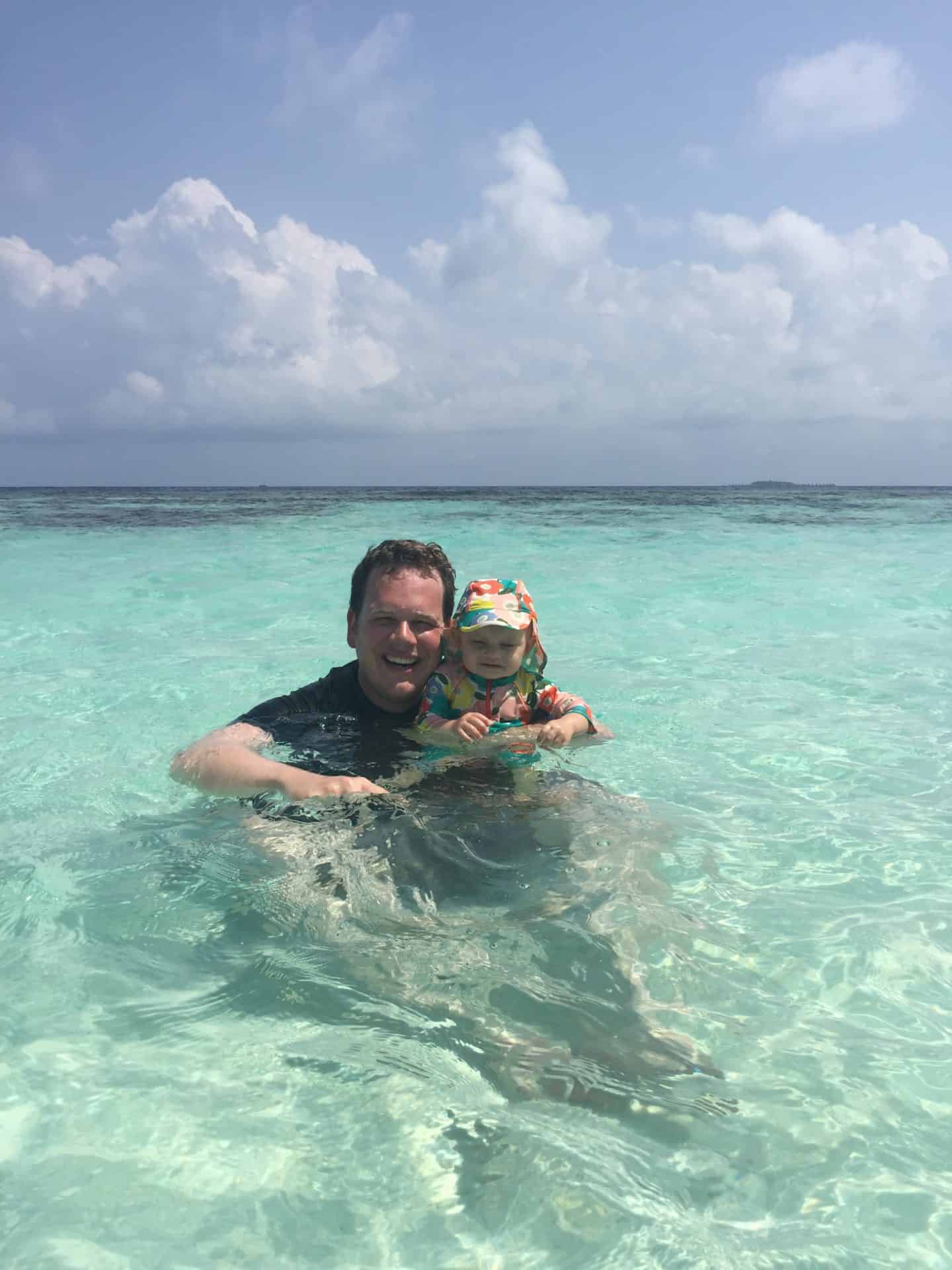 maldives travel with baby
