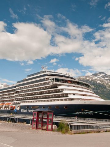 docked cruise ship - Can you Cruise Holland America with kids
