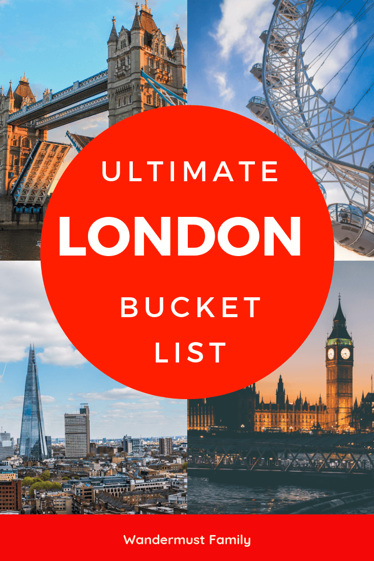 Ultimate London Bucket list including London hidden gems, best things to see in london #londonbucketlist #thingstodoinlondon #londonthingstodo #whattodoinlondon #visitlondon #londonhiddengems