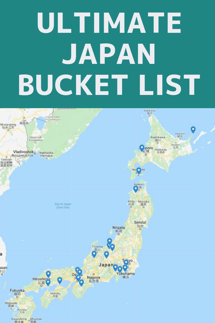 Ultimate Japan Bucket List including Japan Hidden Gems #japanbucketlist #japanhiddengems #tokyobucketlist #kyotobucketlist #thingstodoinjapan #japanthingstodo #japantravel