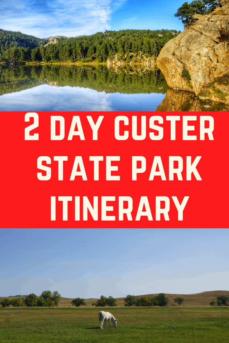 Best Custer State Park 2 day itinerary - needles highway - Custer State Park wildlife loop and Peter Norbeck scenic byway included! #custerstatepark #stateprk #ustravel #southdakota #rapidcity #wildlifeloop #scenicdrive