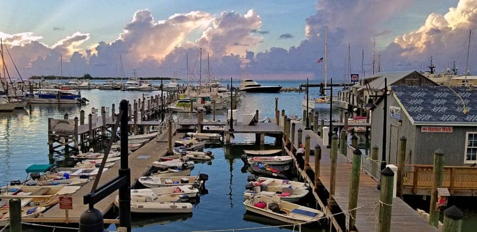 Key West Babymoon Scene with boats - Florida Babymoon