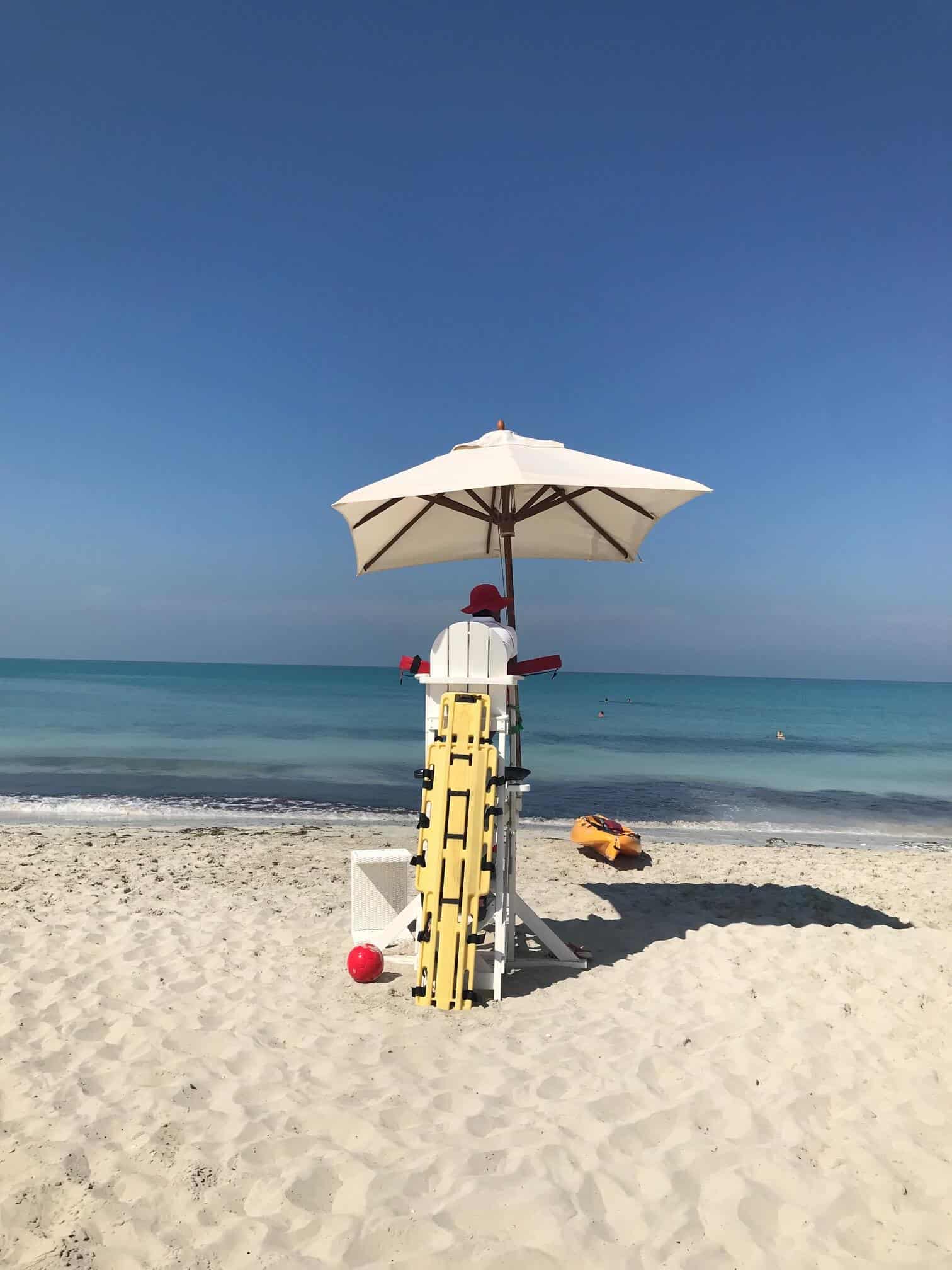 can you swim at the beach in Abu Dhabi