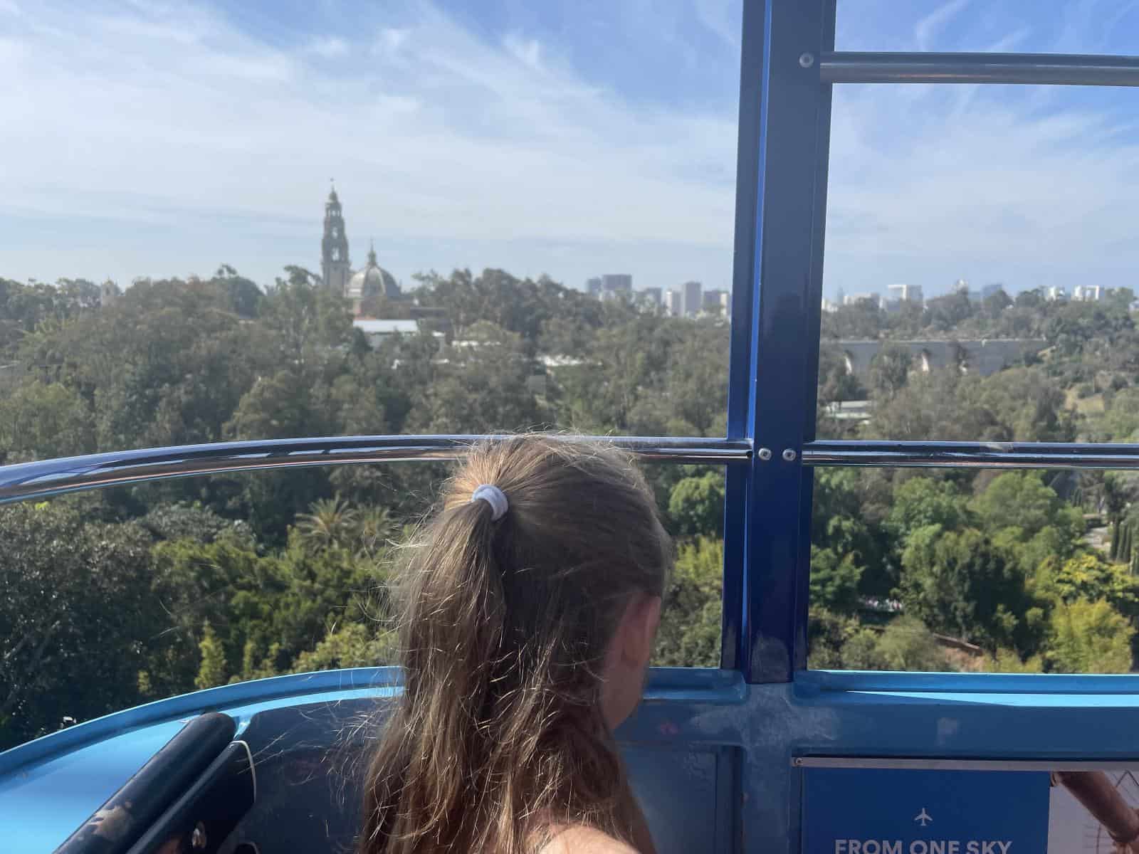 Visiting San Diego zoo with toddlers and baby - Skyfari