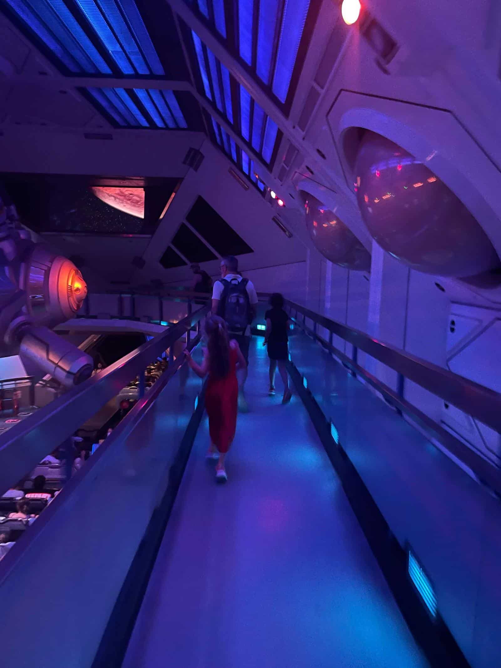 Queue at Space Mountain - Is Space Mountain Scary?