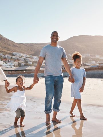Family on Beach