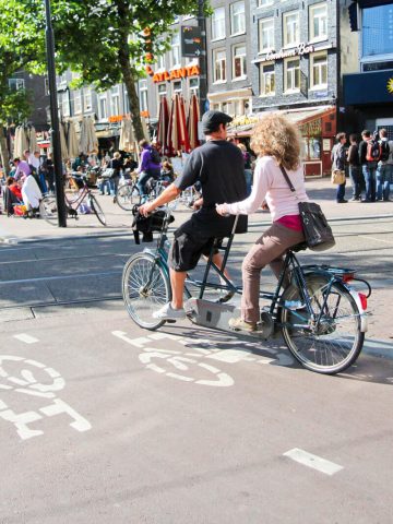 Bike lane in Amsterdam - Amsterdam Travel Tips - Amsterdam Dos and Don'ts