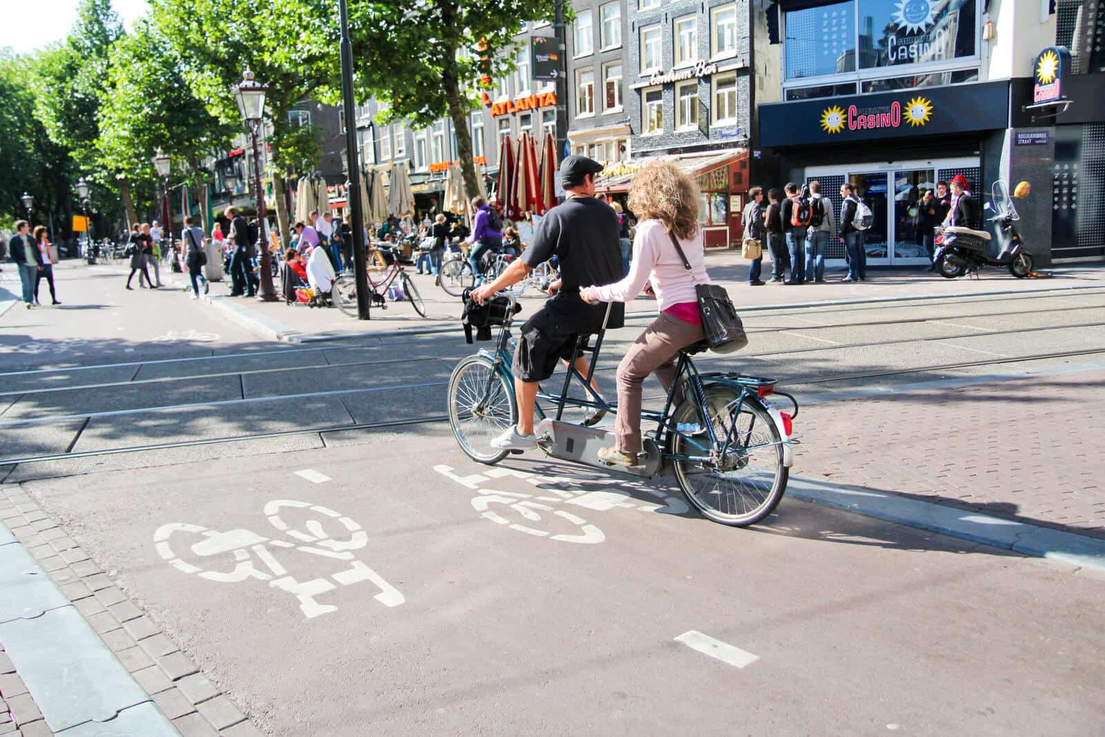 Bike lane in Amsterdam - Amsterdam Travel Tips - Amsterdam Dos and Don'ts