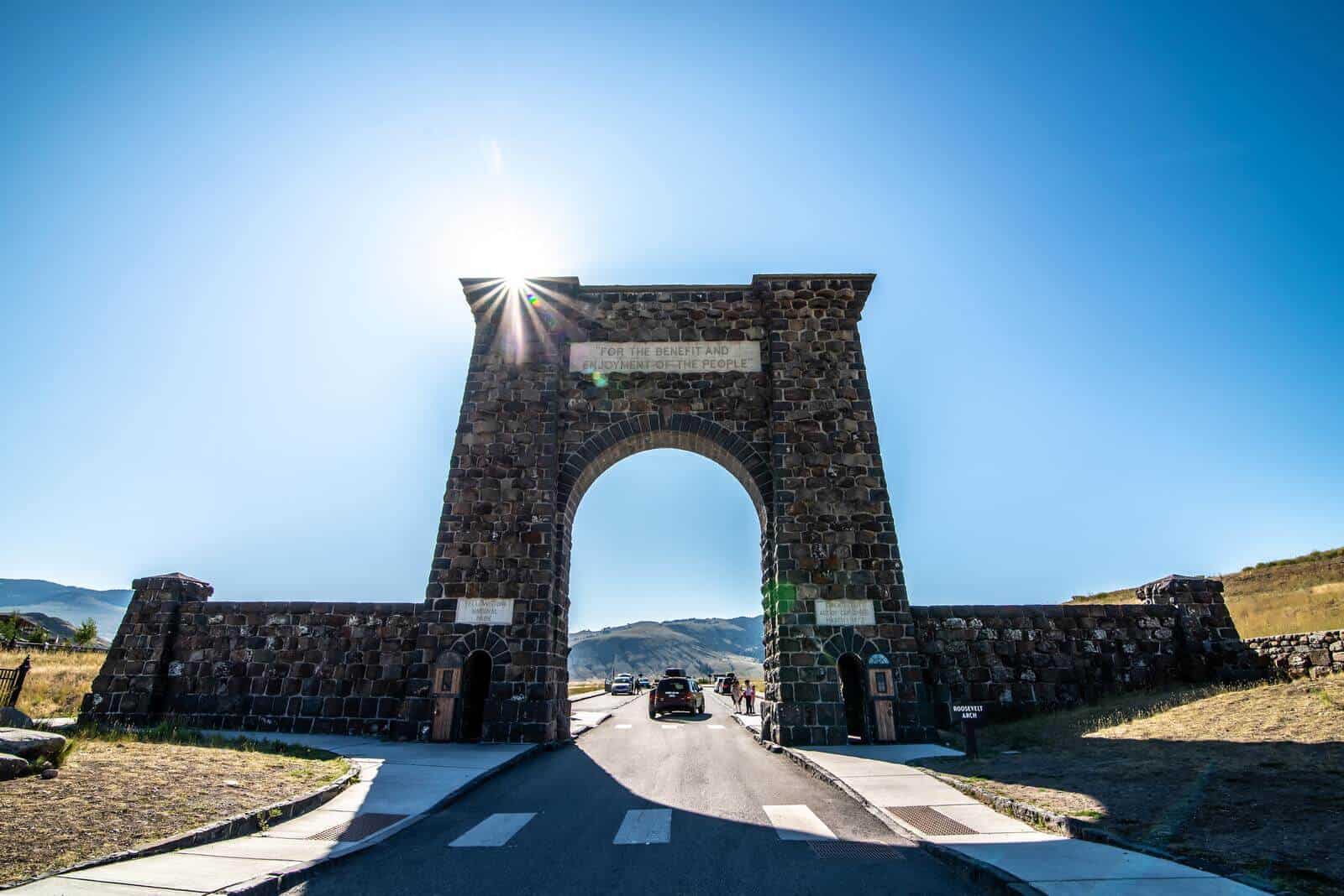 Roosevelt Arch Yellowstone - Best Entrance to Yellowstone National Park