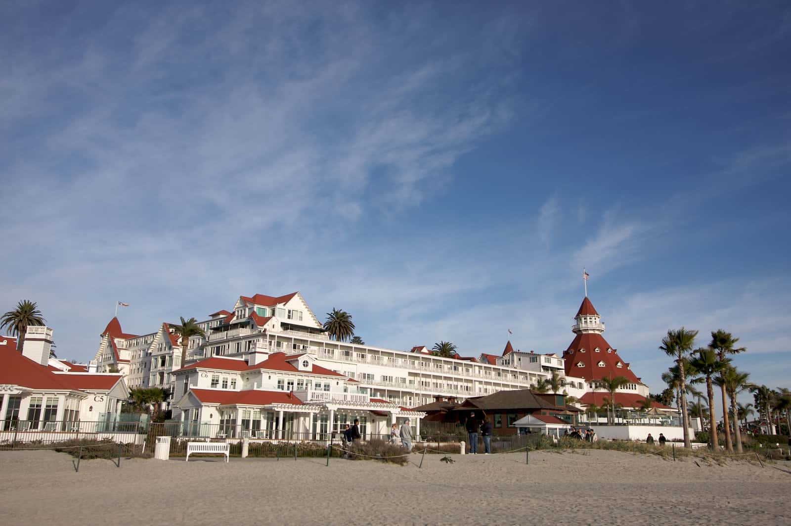 view of Hotel Del Coronado - Where to stay on a San Diego babymoon 