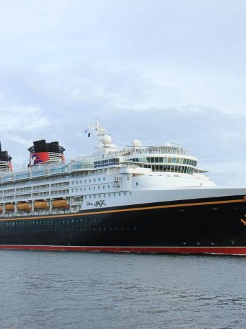 Disney Cruise Disney Magic in port - Are Cruises Safe for toddlers -