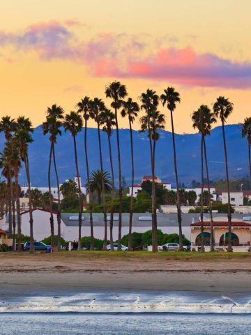Santa Barbara landscape - Best Babymoon Destinations California has on offer!