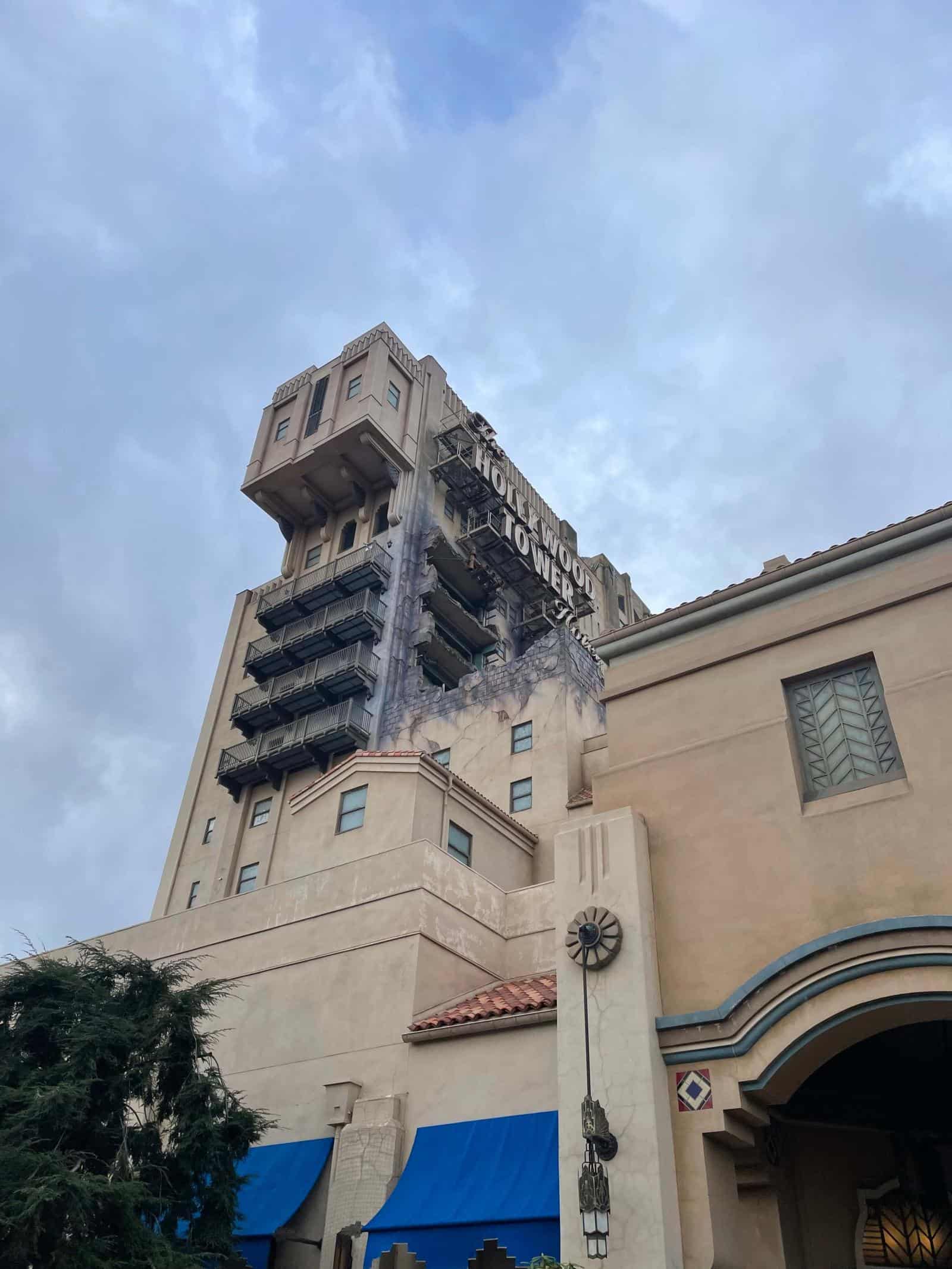 Tower of Terror - scary ride at Disneyland Paris