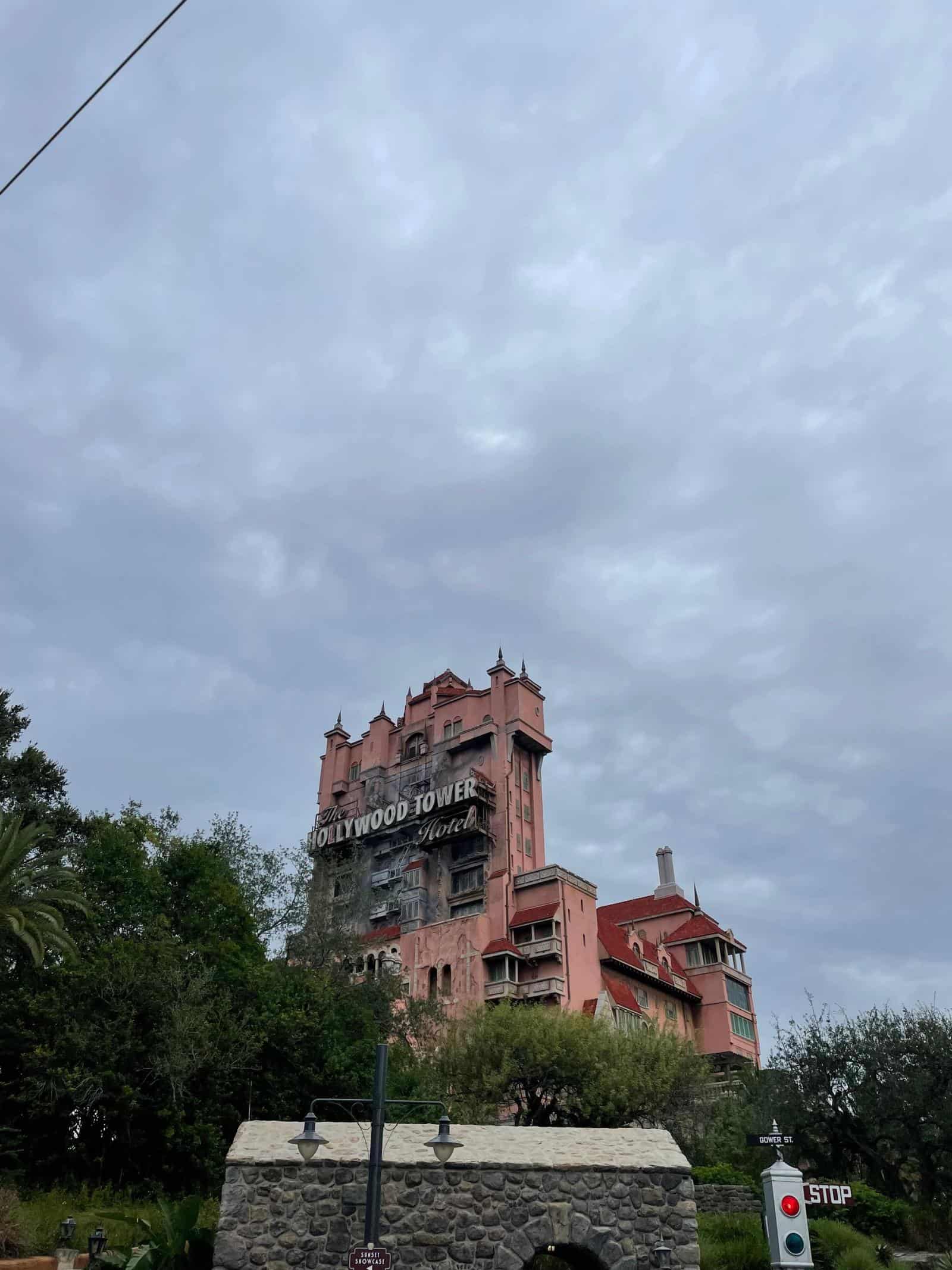 Tower of Terror - scary ride at Hollywood Studios