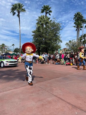 Jessie from toy story - how to meet characters at Hollywood Studios
