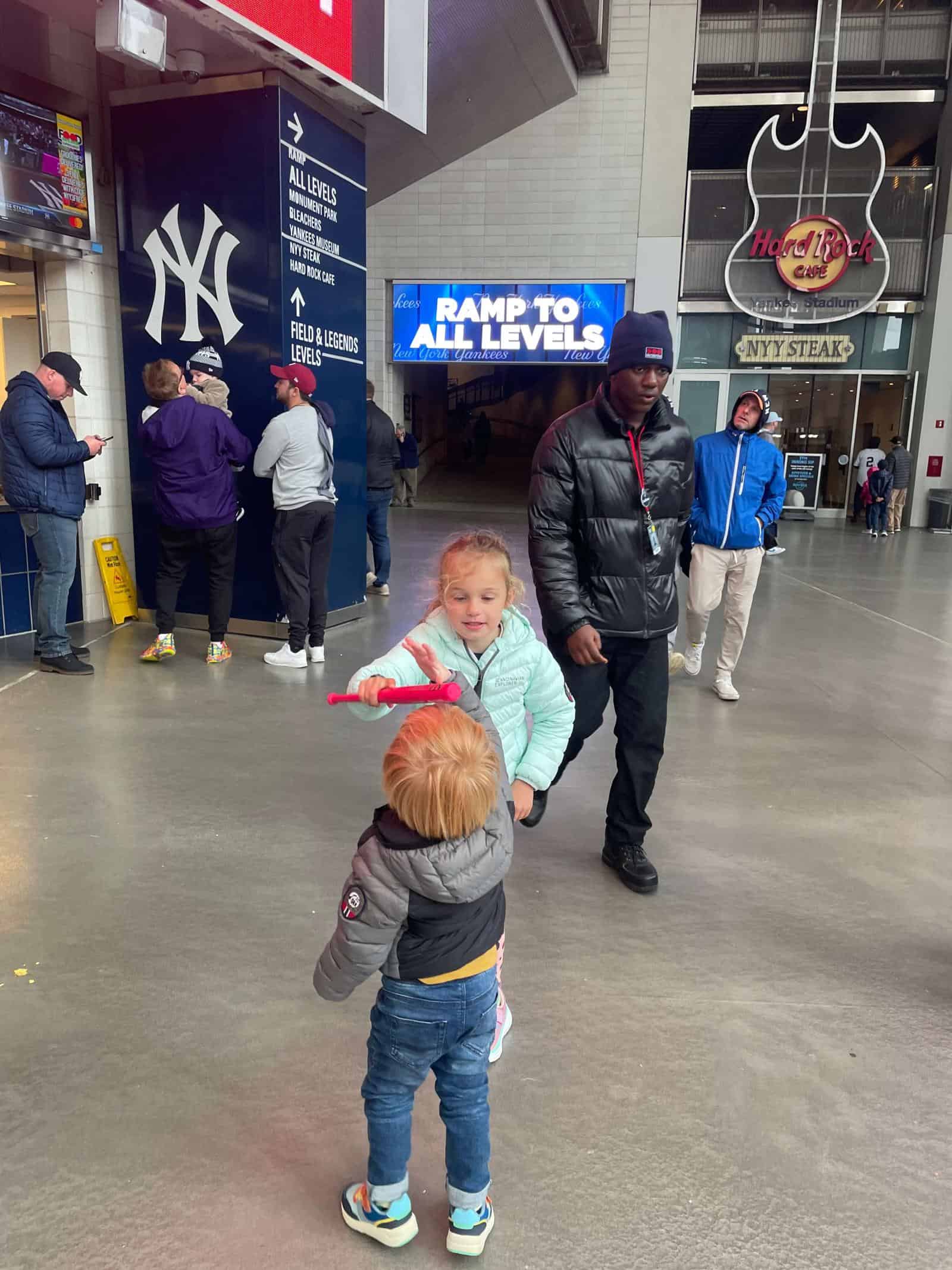 Kids in Yankee Stadium