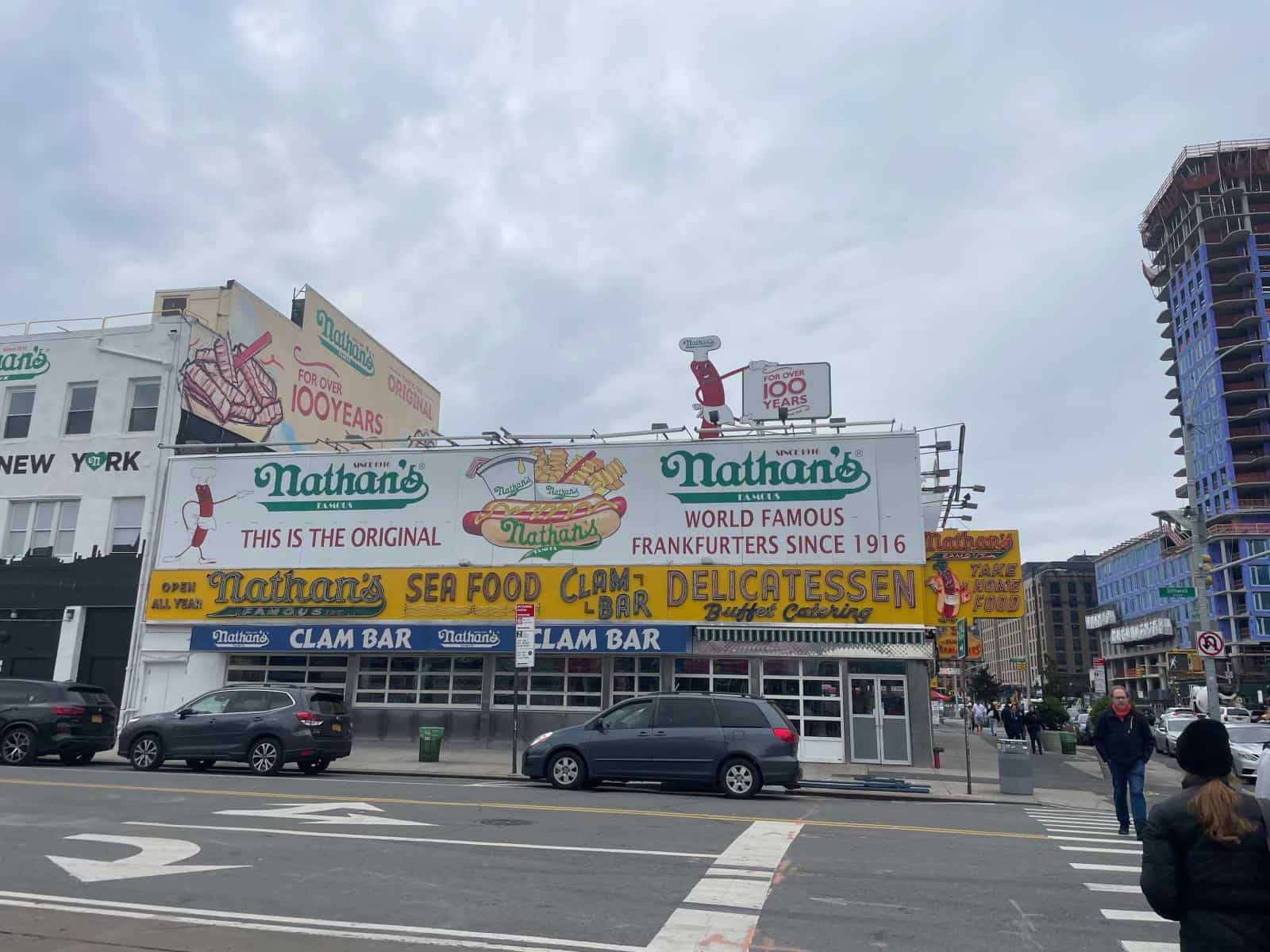 Famous NAthan's Hot Dogs Original Building Coney Island