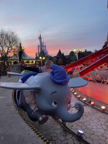 Dumbo ride at Disneyland Paris