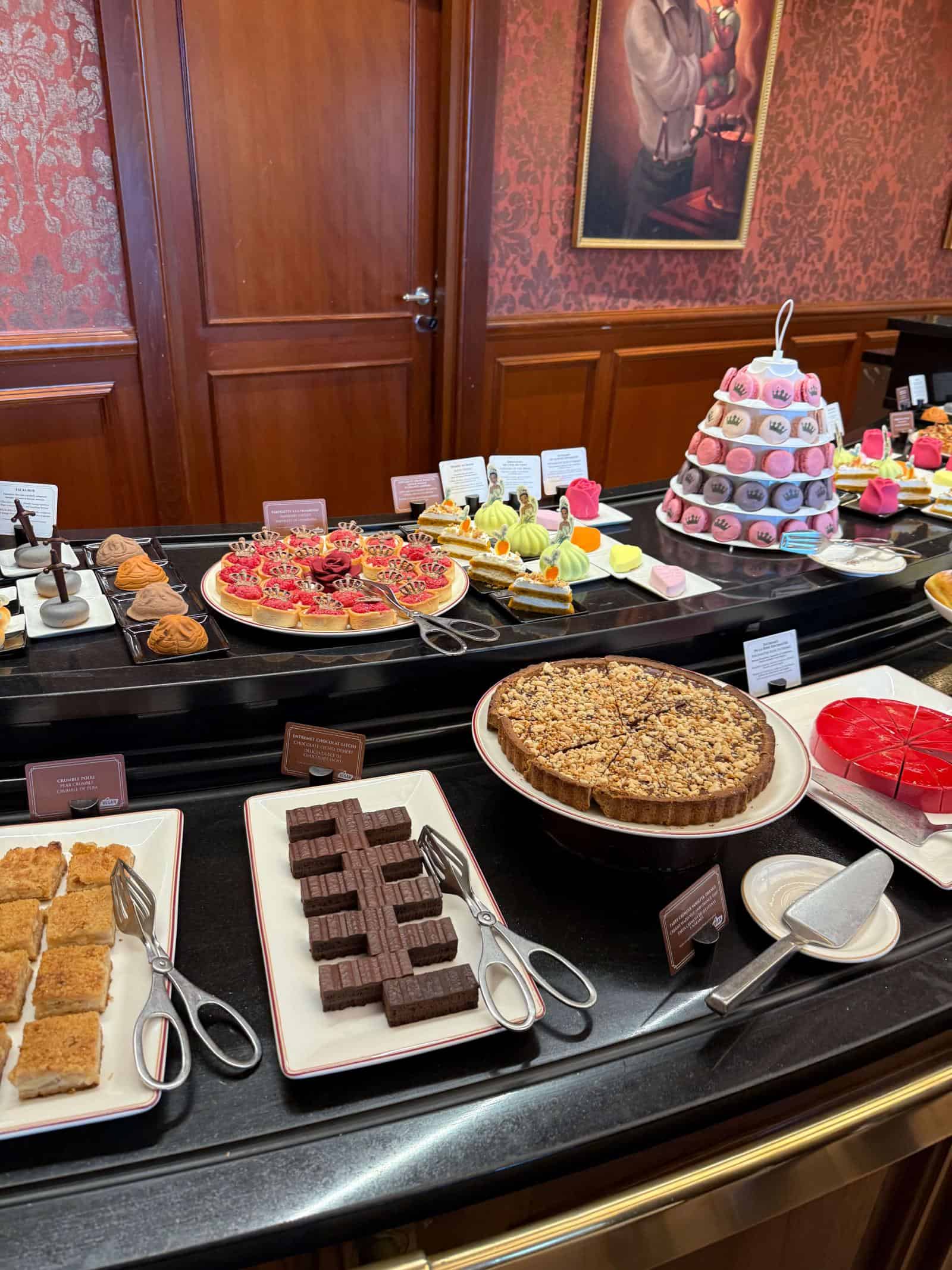 Desserts at buffet