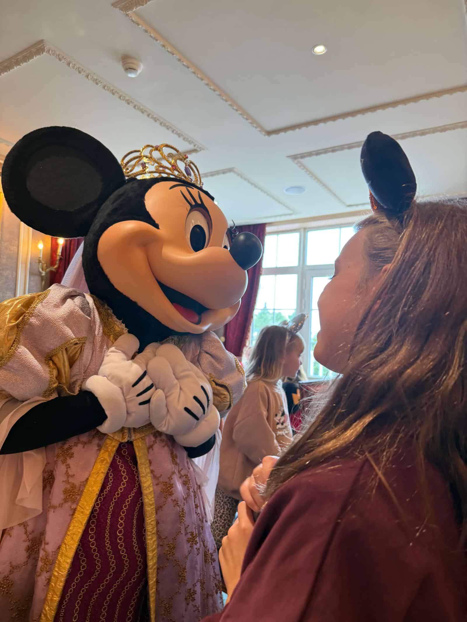 Minnie Mouse and Girl