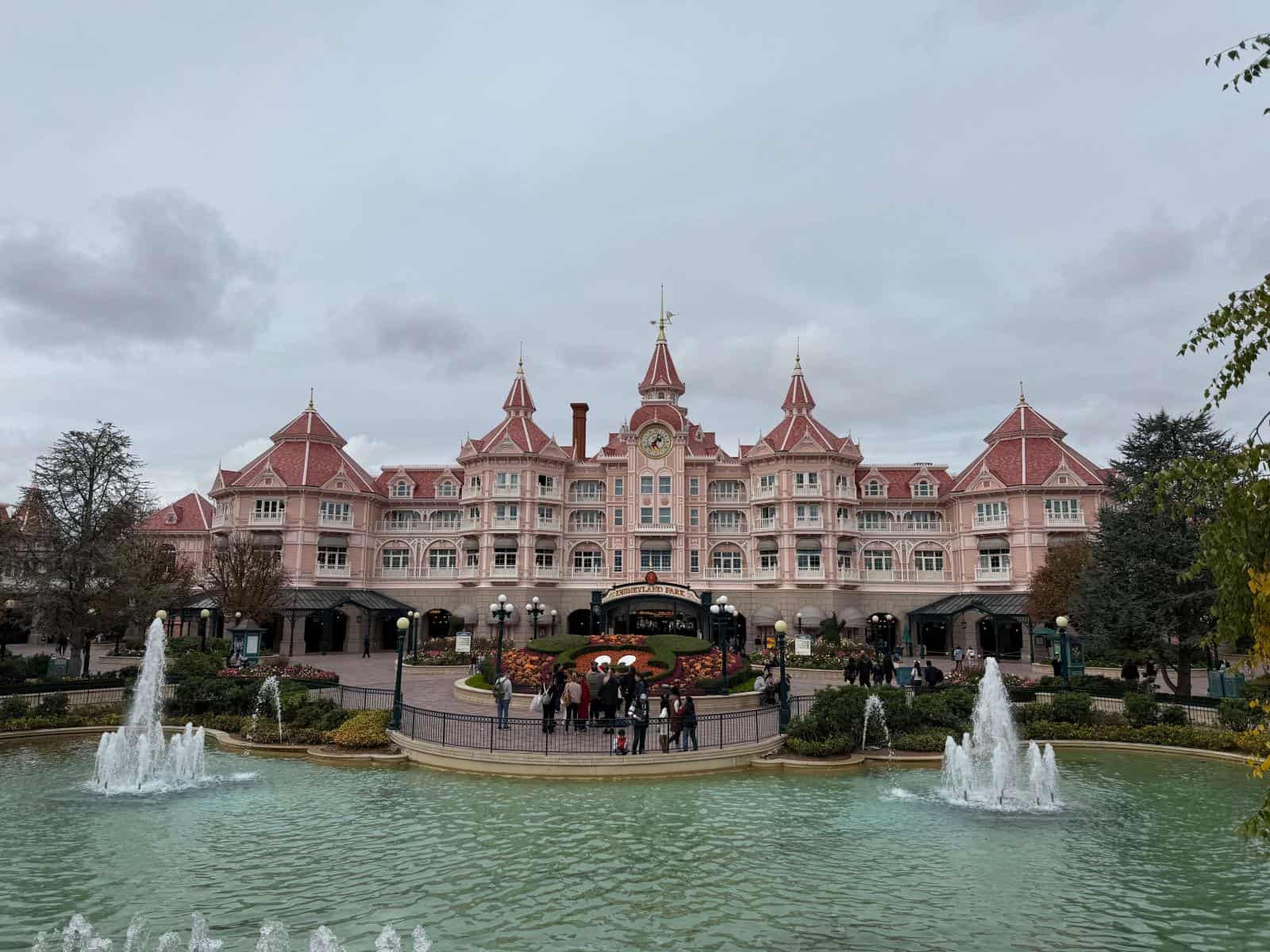 View of the Disneyland hotel